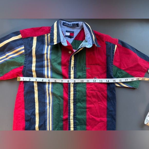 Vintage Tommy Hilfiger Boys Striped Shirt- 7 - Picture 8 of 8